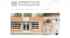Desktop Screenshot of anthologyfineart.com